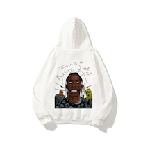 Tarzsokak Unisex Jackboys Travis Scott Beyaz Sweatshirt Trndz328