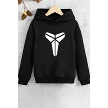 Çocuk Kobe Baskılı Sweatshirt Siyah