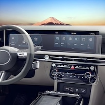 Hyundai Tucson Uyumlu 2025 Model Büyük Bilgi Ekranı Ve Klima Kontrol Ünitesi 9h Nano Ekran Koru Standart