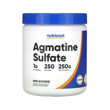 Nutricost, Agmatine Sulfate, Unflavored, 8.9 Oz 250 Gr .usa....