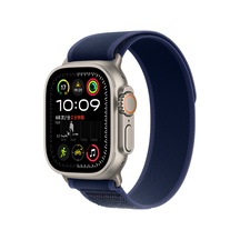 Kilifone - Apple Uyumlu  Watch Ultra 49mm - Kordon Hasır Kordon - Krd-77 - Mavi - T24690