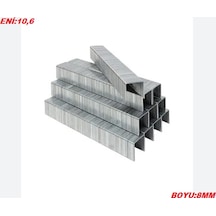 Ark 10,6mm Zımba Teli Boy 8mm Mekanik Zımba Tabanca Teli En 10,6mm 5000 Adet İadesiz