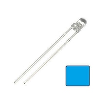 Elektronikport-Led 3Mm Mavi Şeffaf 10 Adet