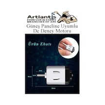Mini Solar Motor 2 Adet Varistor Dc Motor Güneş Paneline Uyumlu Motor 3 Volt Deney Okul Proje Hobi Yüksek Devirli