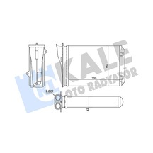 Kale 356125 Kalorifer Radyatörü - Peugeot 2008 2018- 1.5 Hdi Dizel 1608182480
