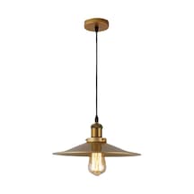 Rsylight Retro Metal Eskitme Kaplama Tekli Metal Sarkıt Avize Çap:30 Cm Beyaz