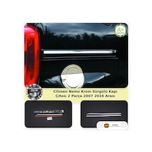 Citroen Nemo Krom Sürgülü Kapı Çıtası 2 Parça 2007-2016 Arası