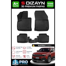 Jeep Avenger 3d Pro Havuzlu Paspas 2023 Üzeri A+ Kalite 3ds-sdz132