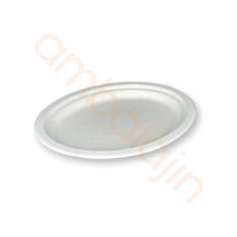 500 Adet Nature Ekolojik Karton Kağıt Tek Kullanımlık Oval Tabak - 20x26 Cm