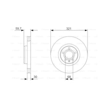 Audi A6 2.4 2004-2008 Bosch Ön Disk 2 Adet N11.335