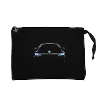 BMW 2021 G30 Series Siyah Clutch Astarlı Cüzdan / El Çantası Siyah