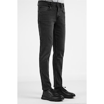 İmza Antrasit 5 Cep Slim Fit Pamuklu Denim Pantolon 1023255166 Antrasit