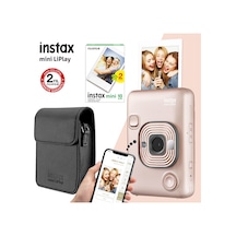 Fujifilm Instax Mini Liplay Hybrid Blush Gold Fotoğraf Makinesi Çantalı Set 4