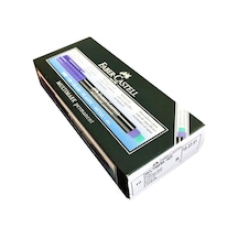 Faber-Castell Permanent Asetat Kalemi Cd Kalemi S Mavi 10 Adet