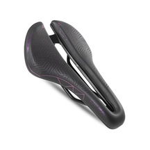 Skycıty Hava Akışlı Bisiklet Sele - Su Geçirmez Yumuşak Bisiklet Koltuğu Ve Aksesuarları Mor