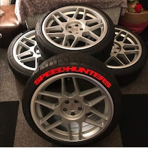 Lastik Yazısı 4X Speed Hunters Kırmızı