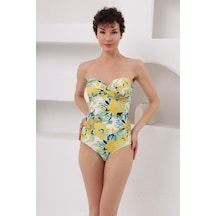 Lapıeno Kaplı Straplez Mayo 4161 Flora