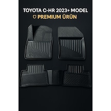 Toyota Ch-r 2024 +uyumlu 3d Premium Oto Paspas Su Geçirmez, Kaymaz, Kolay Temizlenir