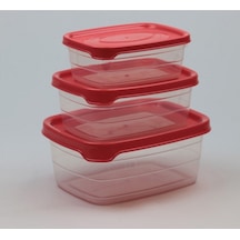 Plastik Saklama Kabı 3'lü 400 Ml - 670 Ml - 1.2 Lt. Royaleks-bnm-0513 Diğer