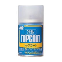 86 Ml. Mr.top Coat Mat Vernik Sprey Maket Boyası, Mr.hobby B503 Standart