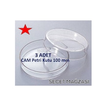 Cam Petri Kabı 100 X 20 Mm, Cam Petri Kabı 100mm 3 Adet/pk
