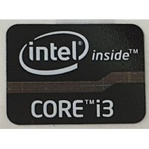 OEM inside Core i3 Siyah Sticker Etiket D59