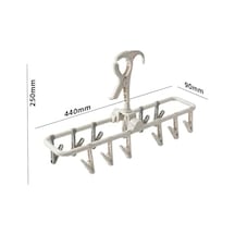 Katlanabilir 12 Mandallı Çamaşır Askısı, Taşınabilir Seyahat Kurutmalığı, Çorap, Kravat Ve İç Çamaşırı Kurutucu, Kilitli Kancalı Pratik Balkon Ve Kamp Askısı, Yer Tasarruflu Kurutma Aparatı 1000'li Set