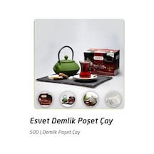 Esvet Siyah Demlik Poşet Çay 50 X 10 G X3 Adet
