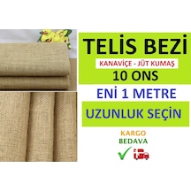 Kanaviçe Telis Bezi Jüt Kumaş (10'Luk) - Ücretsiz Kargo