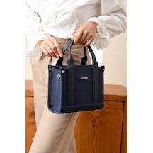 Just Polo Omuz Ve Çapraz Askılı Çanta 19x23 Cm Günlük Spor Kullanım Şık Mini Çanta Lacivert