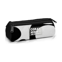 Coral High Kids Siyah Beyaz Desenli Üç Bölmeli Kalem Çantası 11187 Siyah - Beyaz