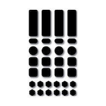 0.4 Mm Klavye Tape Kaymaz Bant Sticker Tüm Modeller İçin Uygun Oyuncu Klavye Aksesuarı
