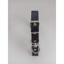 Kozaklı Küçük Irk Köpek Tasması Siyah 50 x 2.5 CM Siyah