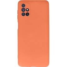 Nettech Samsung Galaxy M51 Uyumlu Nano Arka Koruma Kılıf - Kırmızı Kırmızı