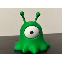 Brain Slug Figürü - 3d Yazıcı Futurama Biblo - Beyin Emici Uzaylı Tasarımı