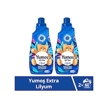 Yumoş Extra Konsantre Çamaşır Yumuşatıcısı Lilyum 1440 Ml 60 Yıkama 2 Adet 3'lü Set