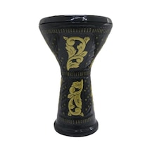 Vd-3050 Vatan Çömlek Kırmızı Darbuka Sarı Yaldızlı