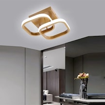 Ömür Avize Holled Gold Kasa Hol Koridor Giriş Için Modern Beyaz Ledli Avize Eskitme