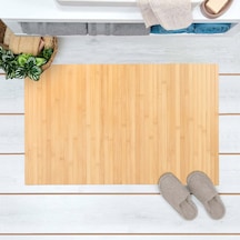 Krdd Home 5713 Bambu Banyo Matı - Kahverengi - 40x60 Cm Renkli