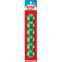 Bigpoint Magnet 30mm Mıknatıs Yeşil 6'lı Blister X 12 Blister