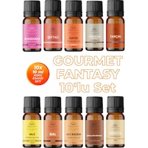 Gourmet Fantasy 10'lu Set Oda Kokusu Esansı - Tatlılık 10x10ml Karışık