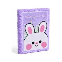 14x20 Cm Peluş Hatıra Günlük Anı Defteri 80 Yaprak Çizgili 27 Çok Renkli