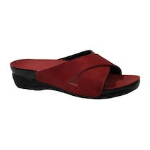 Ceyo Venedik-9 Kırmızı Ortapedik Bayan Terlik & Sandalet 001
