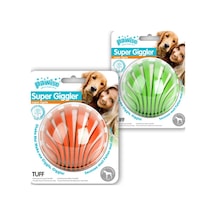 Pawise - 97 - Süper Giggle Sesli Top Köpek Oyuncağı - Edntrend - 8 Cm