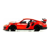 1:36 Ölçek Porsche 911 Gt2 Rs// Çek-bırak 12 Cm Metal Araba Kırmızı