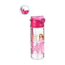 Pembe Presnes Suluk 500 Ml - Çocuk Suluk, Matara, Pipetli Suluk, Askılı Suluk Kızlı Matara