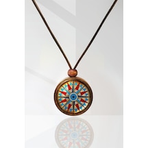 Pusula Ahşap Kolye N11.35158 Siyah