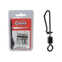 Captain 5027 Kilitli Klips Speed 10lu Paket Black Nikel Standart - 1-0