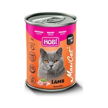Hobi Maxicat Kuzu Etli Yetişkin Kedi Konservesi 400 G