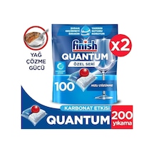 Finish Quantum Özel Seri Bulaşık Makinesi Deterjanı Kapsül Tablet 200 Adet (100 x 2)